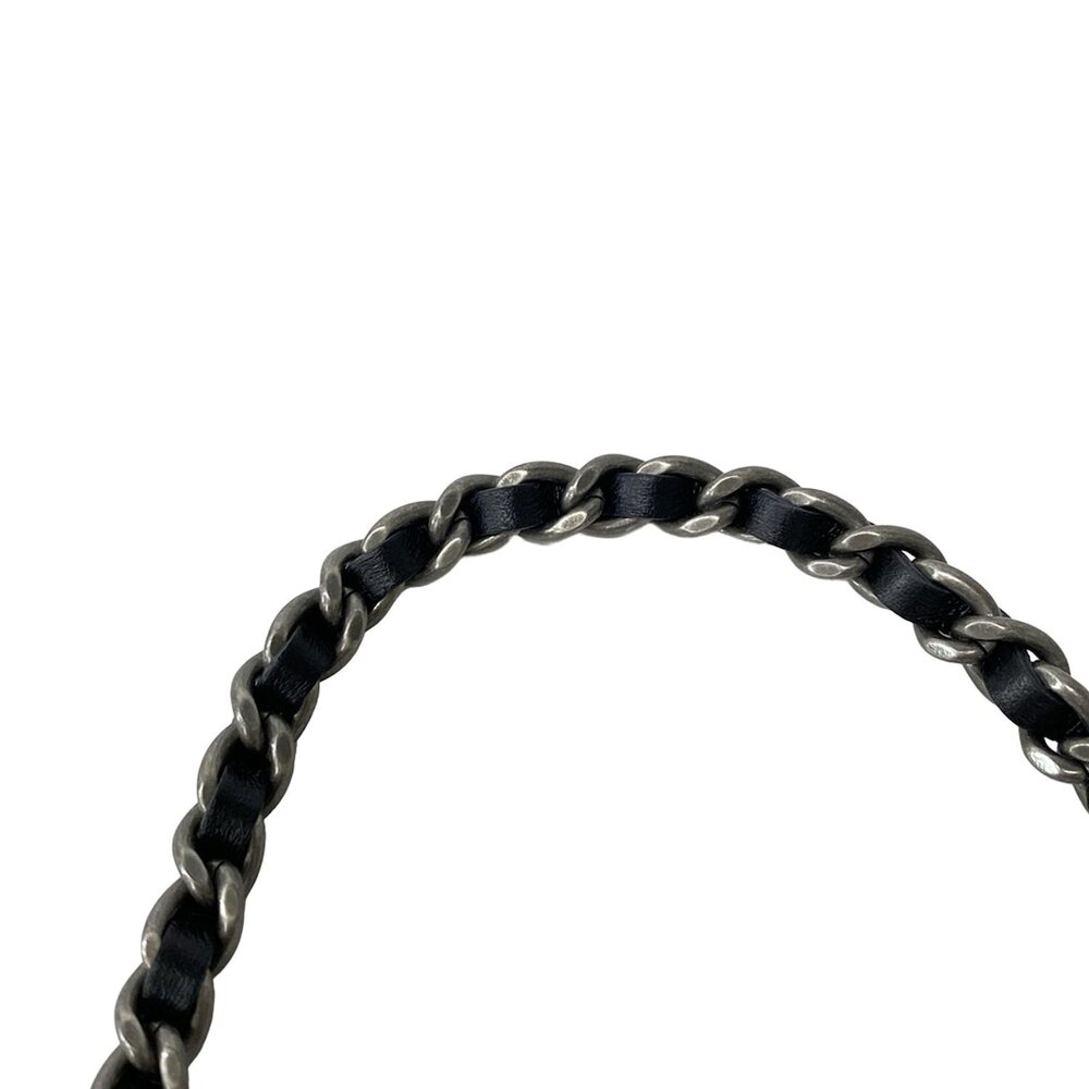 Chanel Matelasse Other Style Wallet Black White Brown Tweeds Leather - Picture 12 of 13